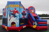 Spiderman-aufblasbares Prahler-Haus-/Innenprahler-im Freien springendes Schloss mit Dia
