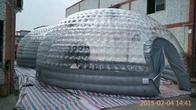 Fabrik Custom 0,6mm PVC-Platen-Bubbelzelt aufblasbares klares Zelt für Veranstaltungen