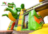 Kundengebundenes Größen-Dinosaurier-aufblasbares Schlag-Haus/Kleinkind-federnd Schloss mit Dia