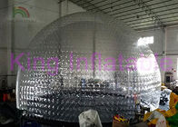 Hauben-kundenspezifisches aufblasbares Blasen-Zelt, globales transparentes aufblasbares Yard-Zelt