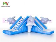 Werbung 0.9mm PVC-Planen-aufblasbares großes Luft-Dia-Delphin-Spielzeug für Wasser-Park