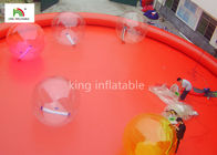 Rote große aufblasbare Schwimmbäder für Erwachsene außerhalb der Gewerbetätigkeit