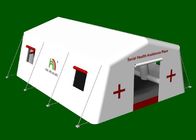 Kundenspezifisches tragbares aufblasbares medizinisches Ereignis-Zelt des Weiß-7.55X5.6m für Notschutz