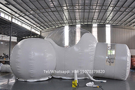 3m aufblasbare Blasen-Zelt-Hotels Glamping-Hauben-Familien-Partei-im Freien aufblasbare Haus-Zelte